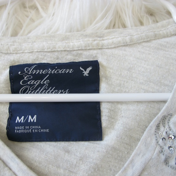 🔴🔴🔴SOLD🔴🔴🔴American Eagle Women's Long Sleeve Shirt Top Size Medium - Picture 8 of 10